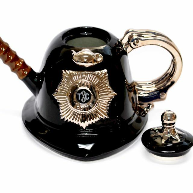 The Teapottery Police Helmet Teapot