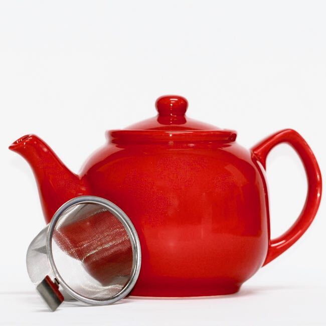 Shamila Teapot with infuser Red Love