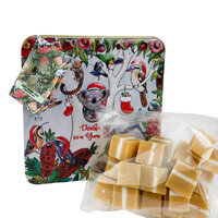 Christmas in a Gum Tree Tin with Caramel Fudge