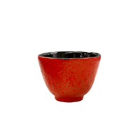 Cast Iron Cup Mottled - Red