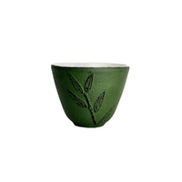 Cast Iron Cup Bamboo