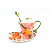 Clivia Cup Saucer & Spoon