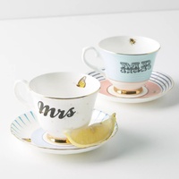 Yvonne Ellen Mr & Mrs Cup & Saucer