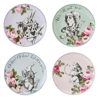V&A Alice Side Plates Coloured