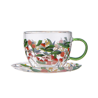 Tilly Glass Cup & Saucer