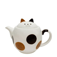 Cat Teapot Spotty