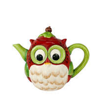 Christmas Owl Teapot