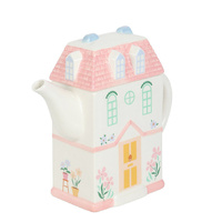 Pastel House Shaped Teapot