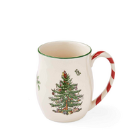 Spode Christmas Tree Mug - Peppermint Handle
