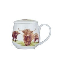 Highland Herd 3 piece Infuser Mug
