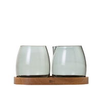 AdHoc Yuna Glass Milk & Sugar Set