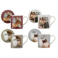 Kim's Cats Mug & Coaster Set