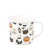 Spooky Cat & Pumpkin Mug