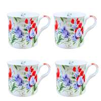 Sweet Pea Mug set of 4