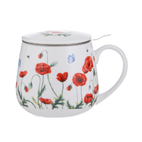Poppy Fields Infuser Mug