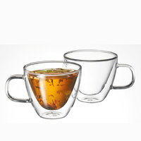 Avanti Sienna Twin Wall Glass Cup - Set of 2
