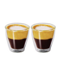 Avanti Modena Twin Wall Glass Mug - Set of 2