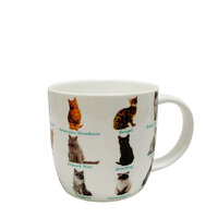 Bone China Barrel Mug Cat