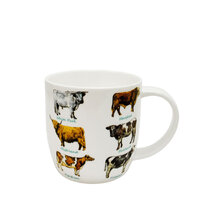 Bone China Barrel Mug Cows
