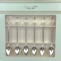 Christiana Teaspoon Set - Crystal 10cm