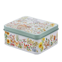 Garden Hens Biscuit Tin