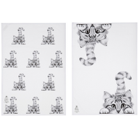 Chester the Cat 2 Pack Tea Towel