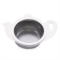 Strainer Teapot Shape with Drip Bowl