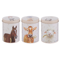 Farmyard Faces Canister