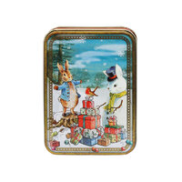 Peter Rabbit Xmas Rectangle Tin