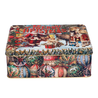 Vintage Christmas Biscuit Tin