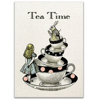 Alice Tea Time Tea Towel