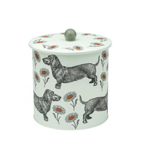 Dog & Daisy Biscuit Barrel