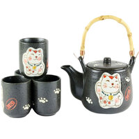 Happy Cat 4 Cup Tea Set
