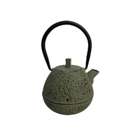 Cast Iron Teapot Green
