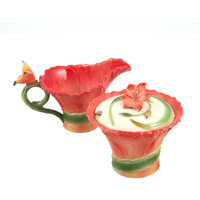 Gift House Sugar & Creamer - Gladiola