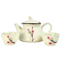 3 Piece Tea Set Pink Blossom