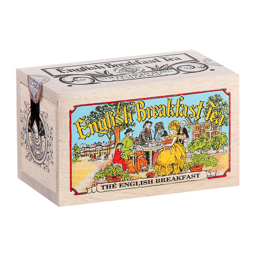 Mlesna English Breakfast Wooden Box - 100g Tea