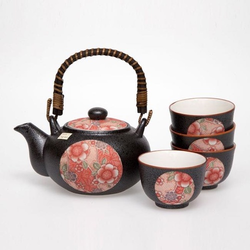 Tea Set Beni Red