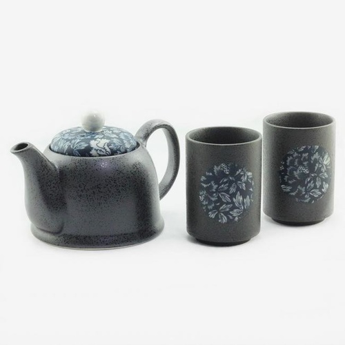 Tea Set Blue Botan Set 2 cups