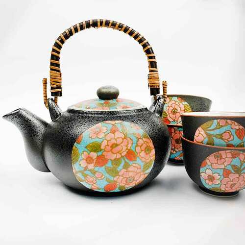 Tea Set Yae Sakura 4 cups