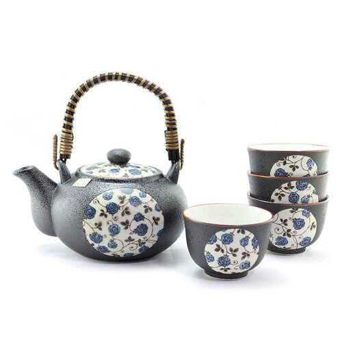 Tea Set Blue Rose