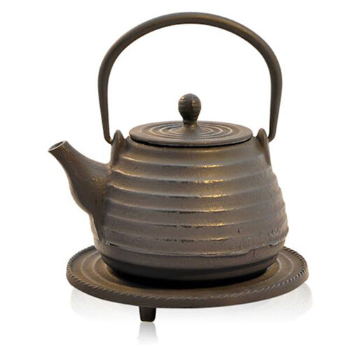 Cast Iron Teapot with Trivet - Kochi