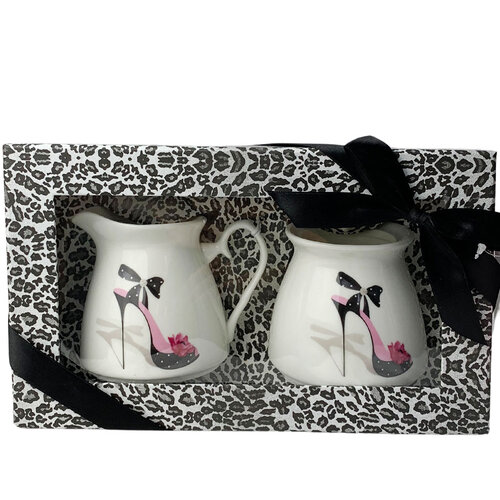 High Heel Sugar & Creamer