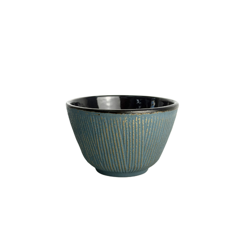 Cast Iron Cup Gold Lines