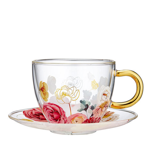 Springtime Soiree Double Walled Cup & Saucer