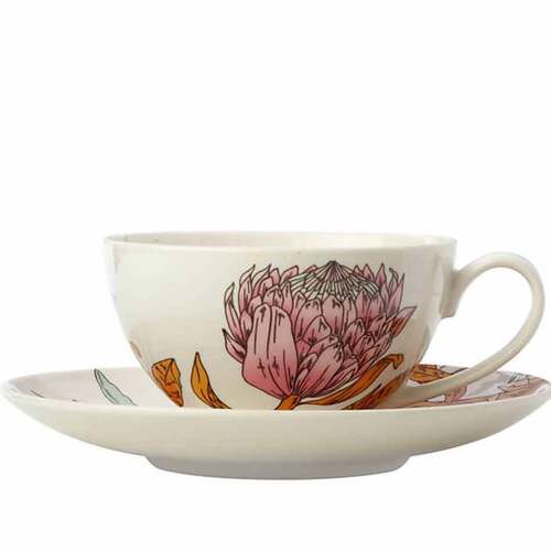 Waratah Coupe Breakfast Cup & Saucer