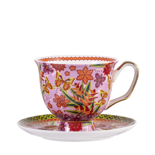 Butterfly Heliconia XL Cup & Saucer