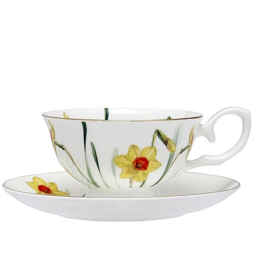 Ashdene Floral Symphony Cup & Saucer Daffodil