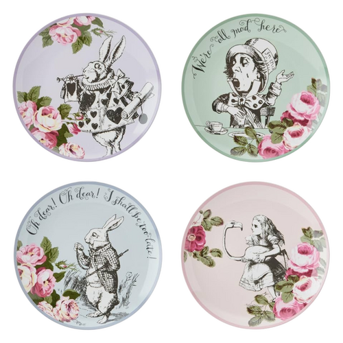 V&A Alice Side Plates Coloured