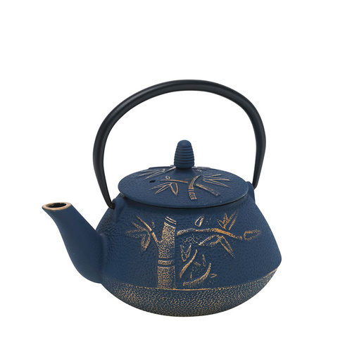 Bamboo Cast Iron Teapot